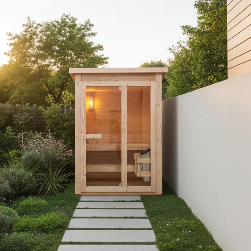 Vonkajšia sauna HELSINKI pre 2-3 osoby, 165x175x218,9 cm