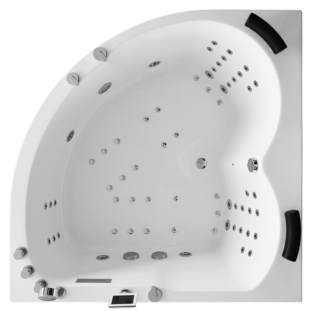 M-SPA - 0032A - Vaňa s hydromasážou ľavá 150 x 150 x 70 cm