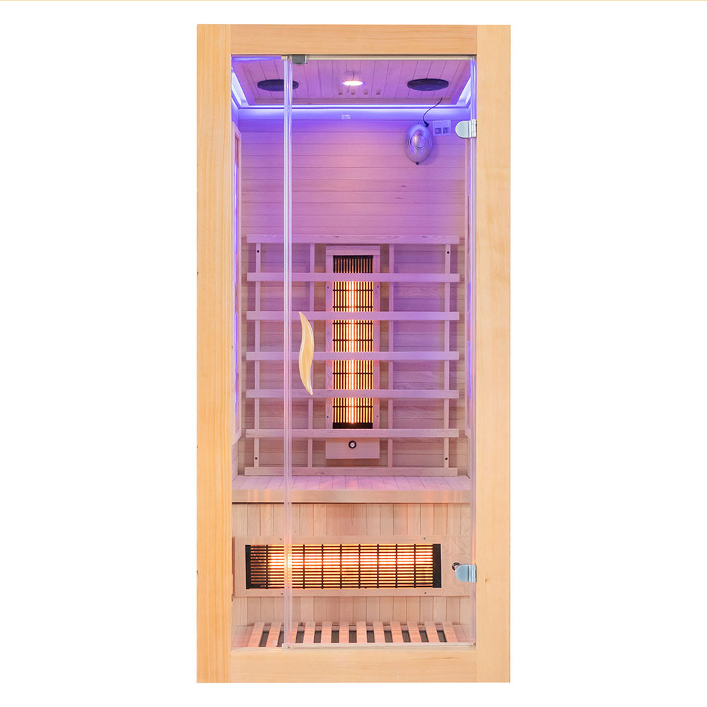 Infrasauna EA1 SK so soľnými kameňmi 90X90X190CM
