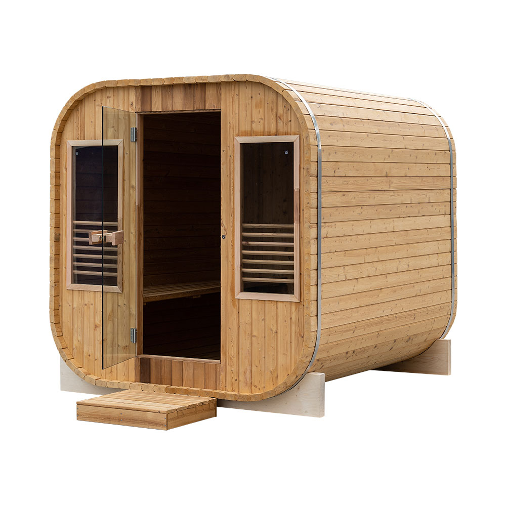 Infračervená záhradná sauna ŠTVOREC 210X240X210CM