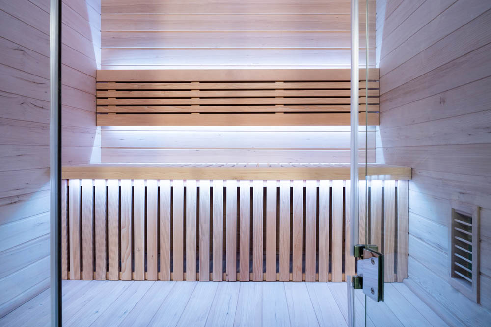 Suchá sauna s ohrievačom HARVIA 6 kW 180X160X200CM