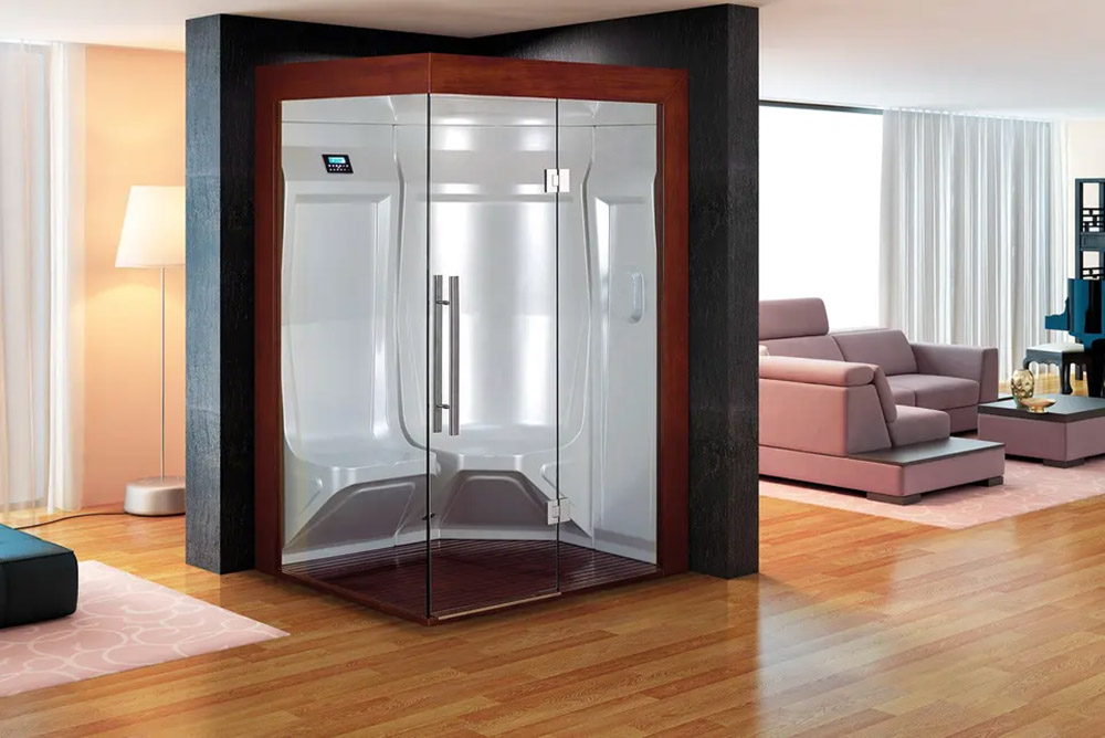 Parná sauna PRAVÁ 135X118X210CM 5 kW