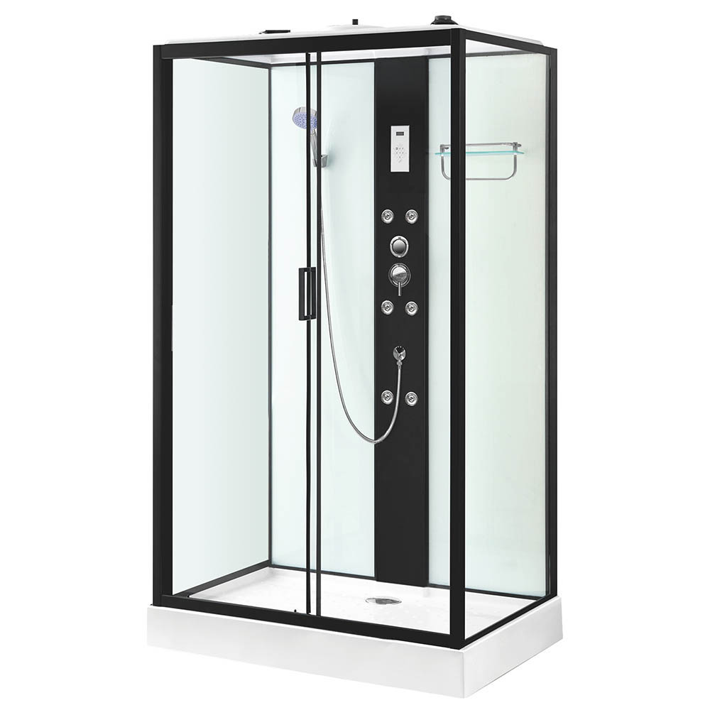 M-SPA - Sprchovací box 550 s hydromasážou 120 x 80 x 215 cm, ľavá verzia