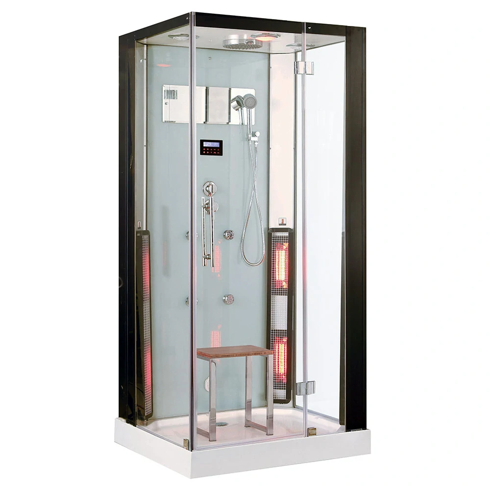 M-spa TRIO - Infrasauna, parná sauna a sprchový box 100 x 90 x 215 cm