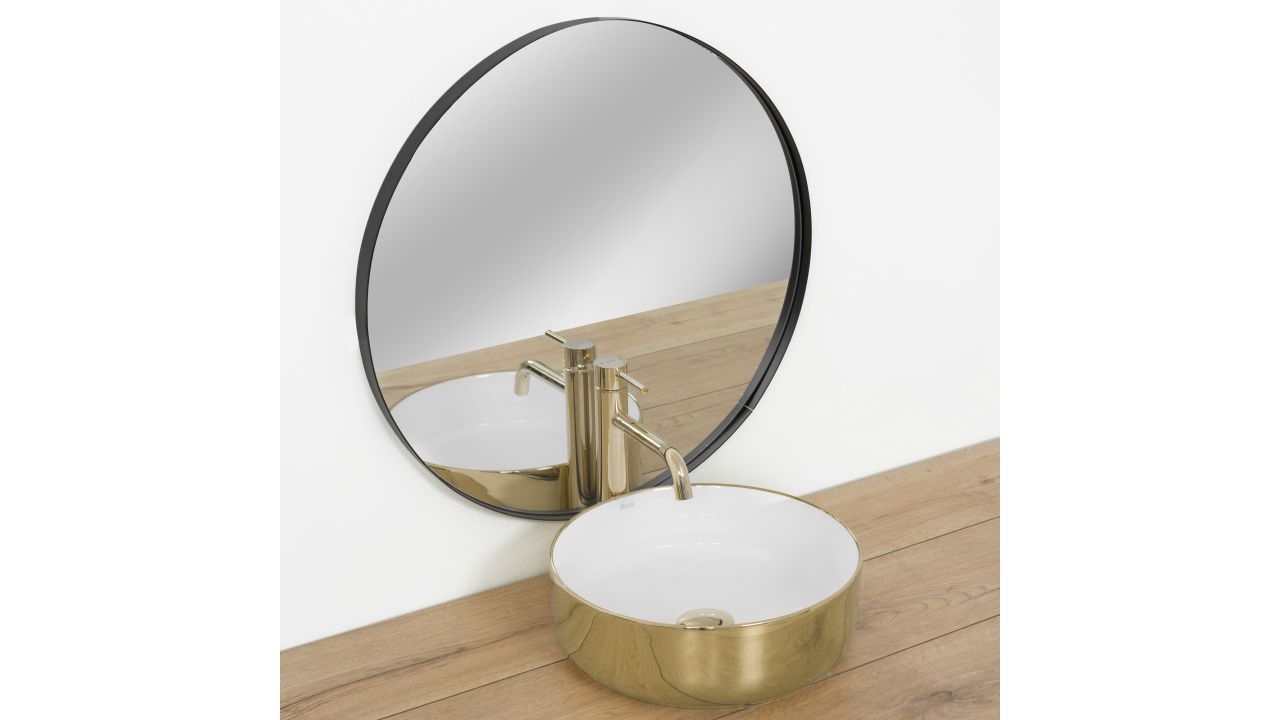 REA - Umývadlo SAMI GOLD WHITE
