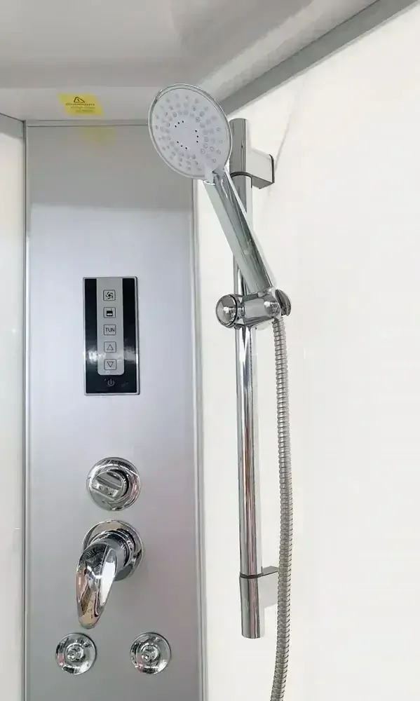 Sanotechnik - QuickLine Scala - sprchový box štvrťkruh 90x90x215 cm - biely