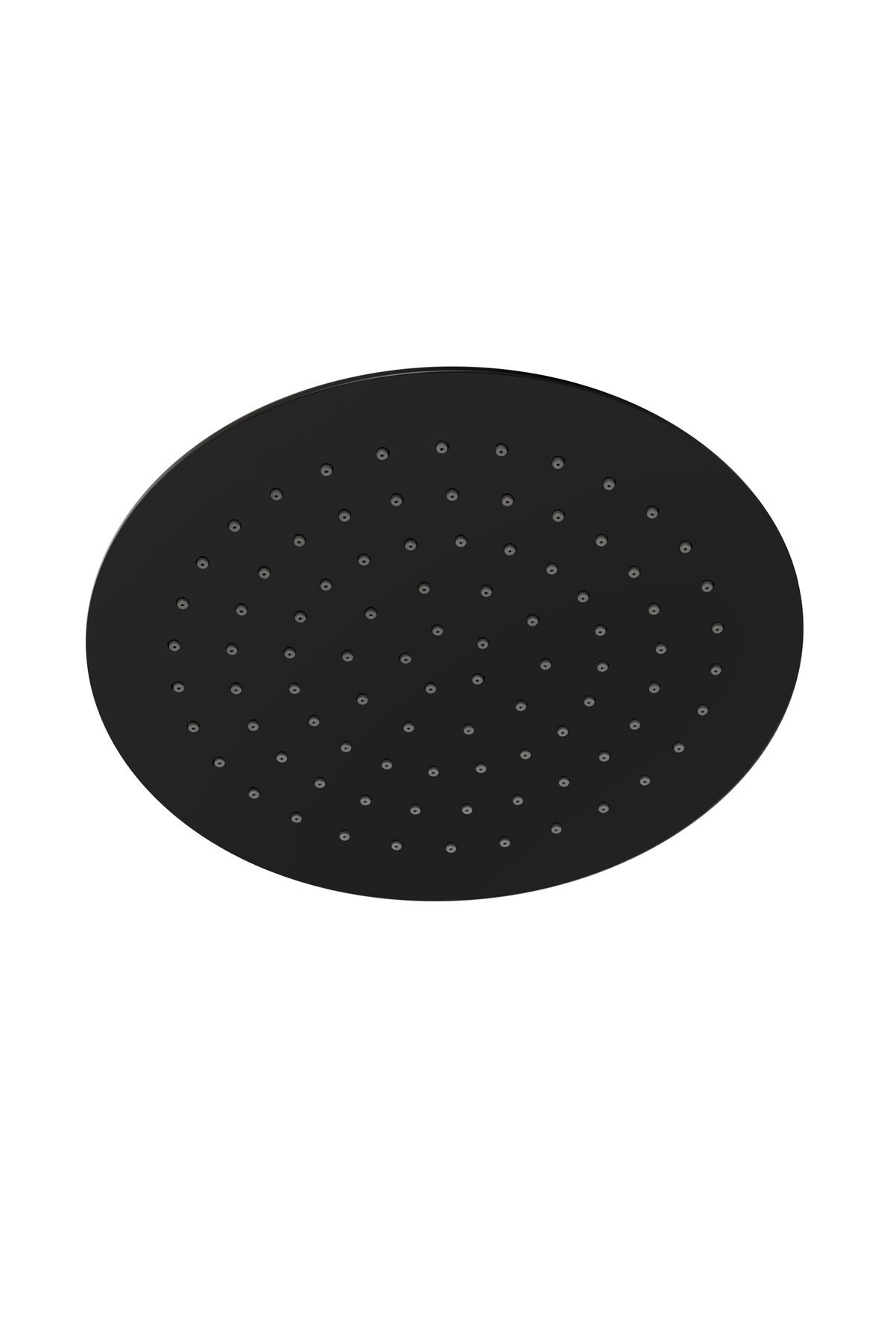 Corsan - Sprchová hlavica CMDO25BL SLIM, čierna okrúhla, 25 cm