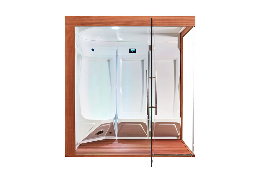 M-SPA - Parná sauna ľavá pre 3 osoby 118 x 195 x 210 cm