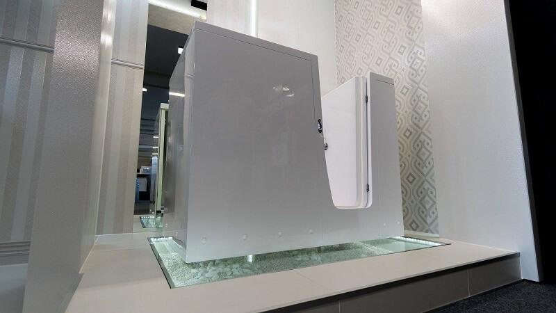 Bezbariérová vaňa s dvierkami ELEGANCA 115P - 115 x 68 cm dvierka na pravej strane