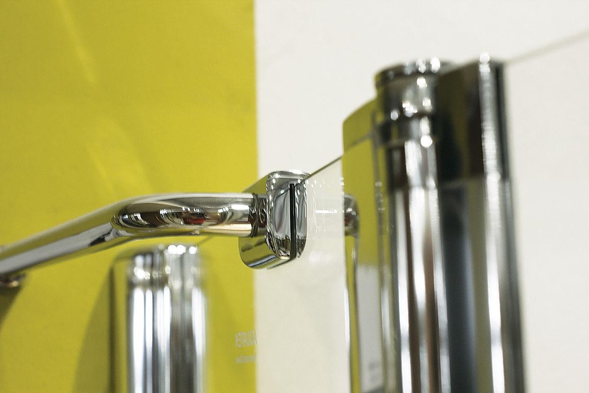 AQUATEK GLASS B4 SPRCHOVÉ DVERE 115, PROFIL CHRÓM, SKLO ČÍRE