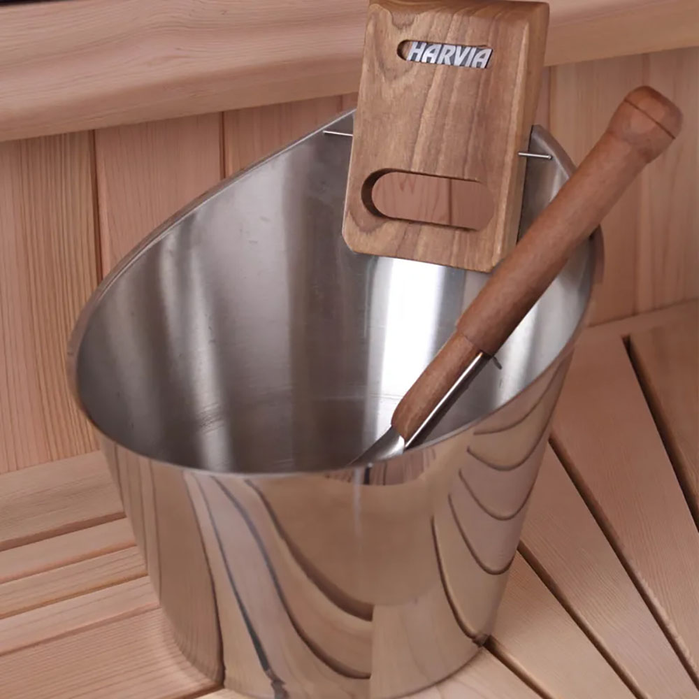 M-SPA - Suchá sauna s pieckou HARVIA 6kW 200 x 180 x 210 cm