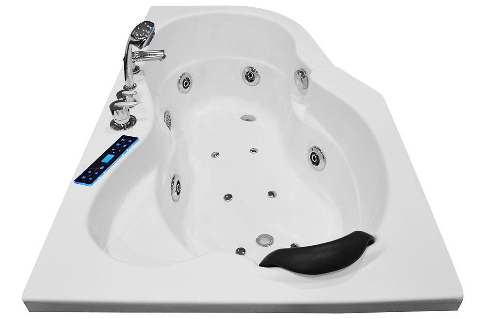 M-SPA - 0207 Kúpeľňová vaňa s hydromasážou 150 x 92 x 53 cm