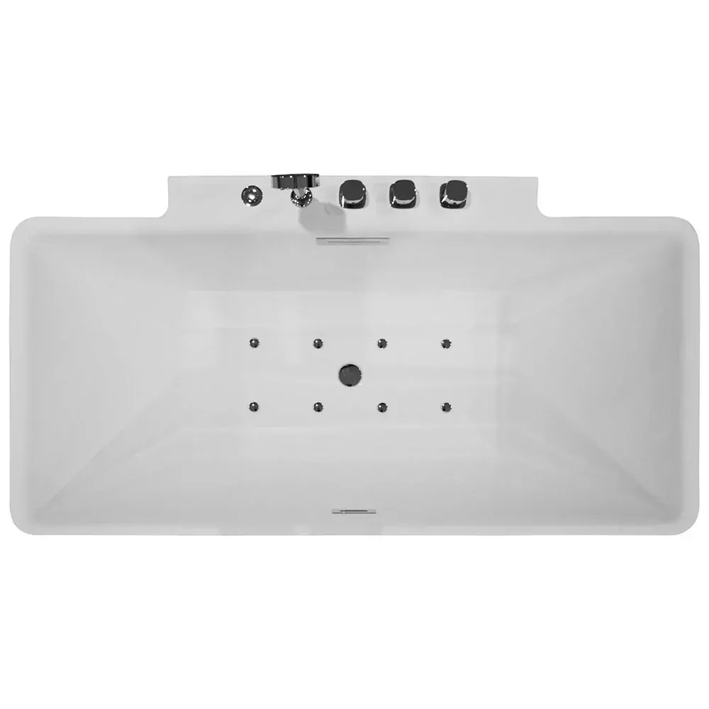 M-SPA - Voľne stojaca kúpeľňová vaňa SPA s hydromasážou 170 x 87 x 61 cm
