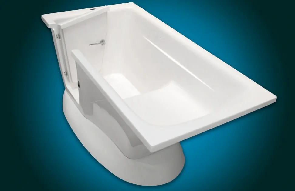 Bezbariérová vaňa s dvierkami MODERN 150 - 150 x 76 cm dvierka na ľavej strane