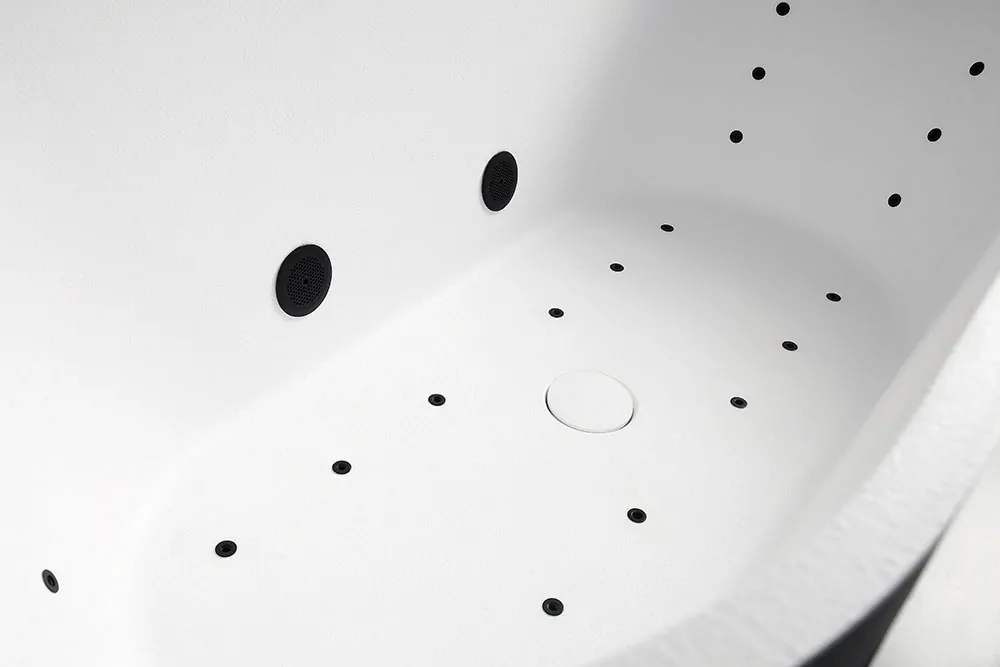 M-SPA kúpeľňová vaňa s hydromasážou 170x85x65cm