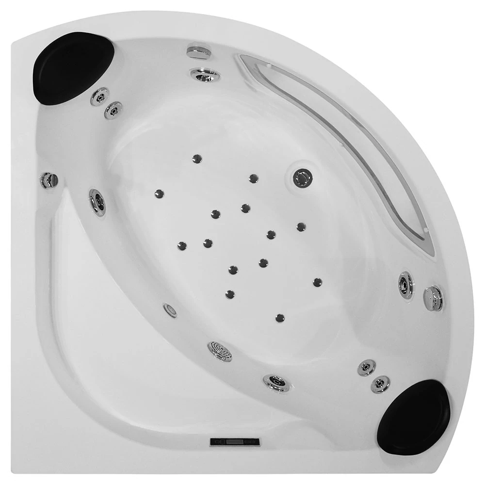 M-spa kabínová vaňa s hydromasážou a saunovou funkciou 1549, 2 osoby, 135x135x220cm