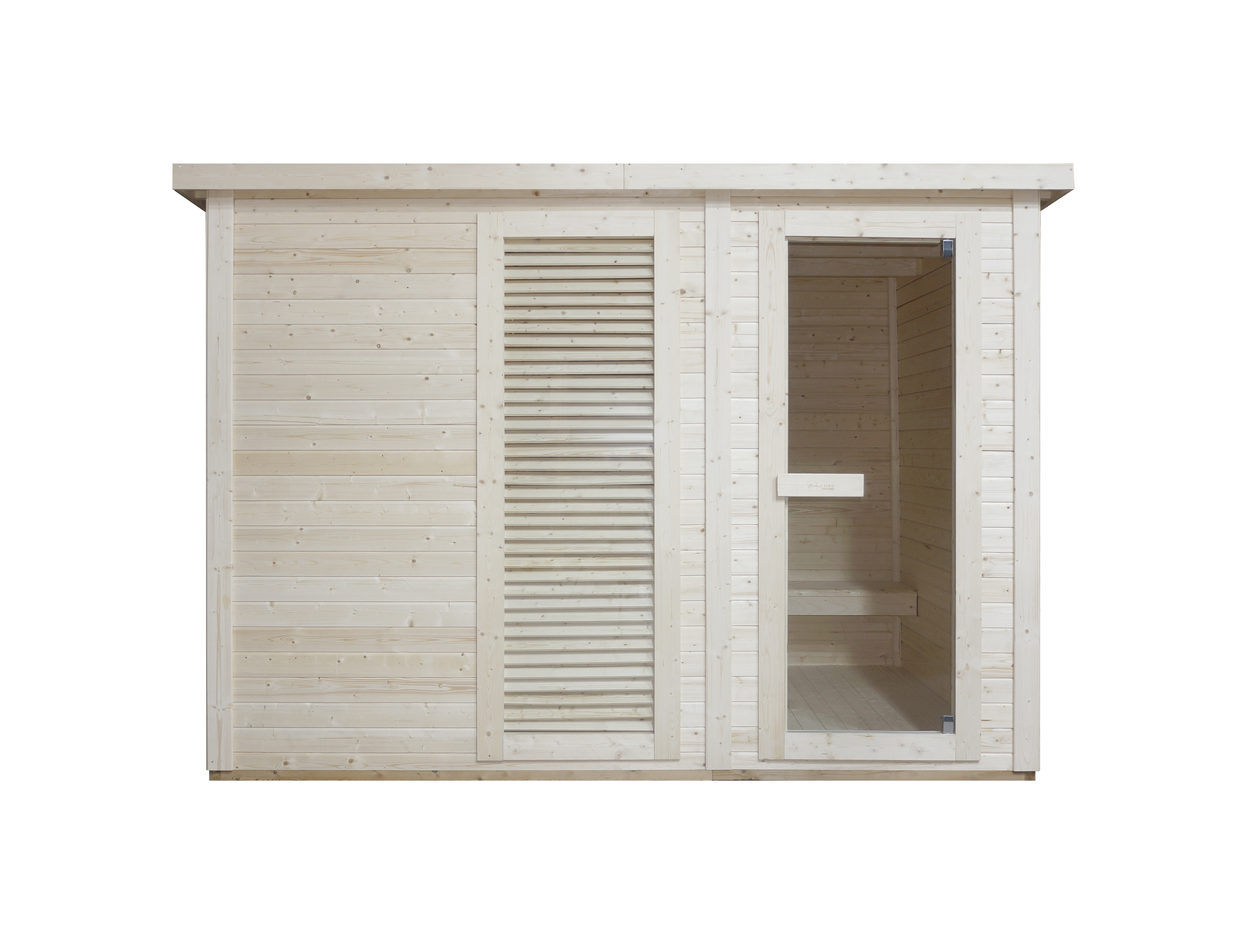Vonkajšia sauna VAASA pre 4-6 osôb 310x230x219,5 cm