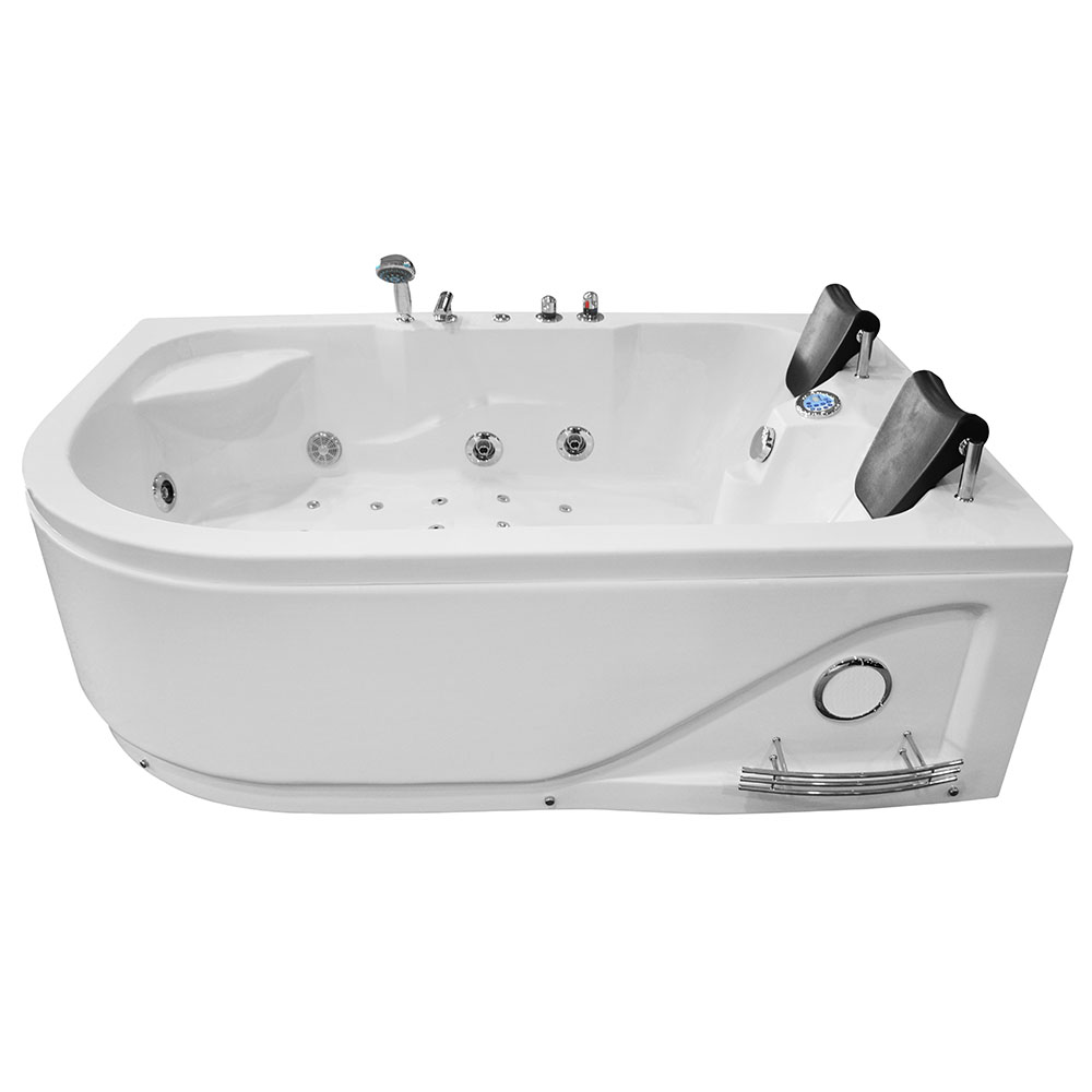 M-SPA - Pravá kúpeľňová vaňa SPA TURBO PLUS hydromasážou 180 x 120 x 54 cm
