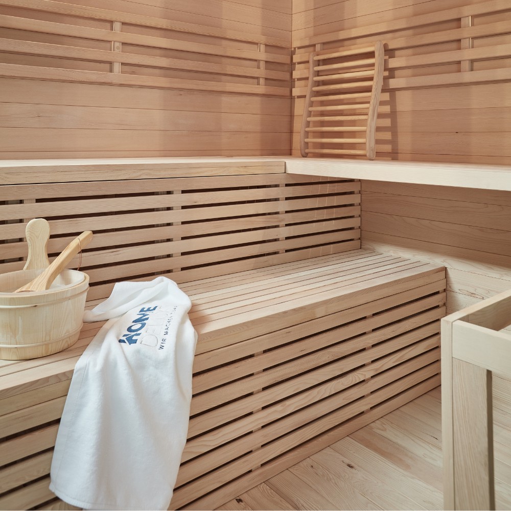 Tradičná sauna SKYLINE BIG XL - 200 x 200 cm pre 6 osôb