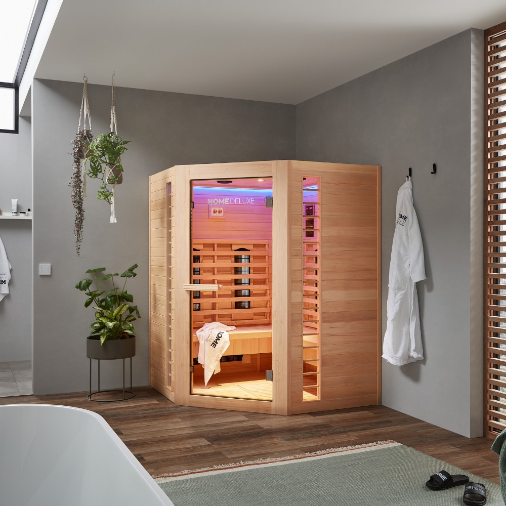 Infračervená kabína REDSUN DELUXE XXL - 150 x 150 cm pre 4 osoby