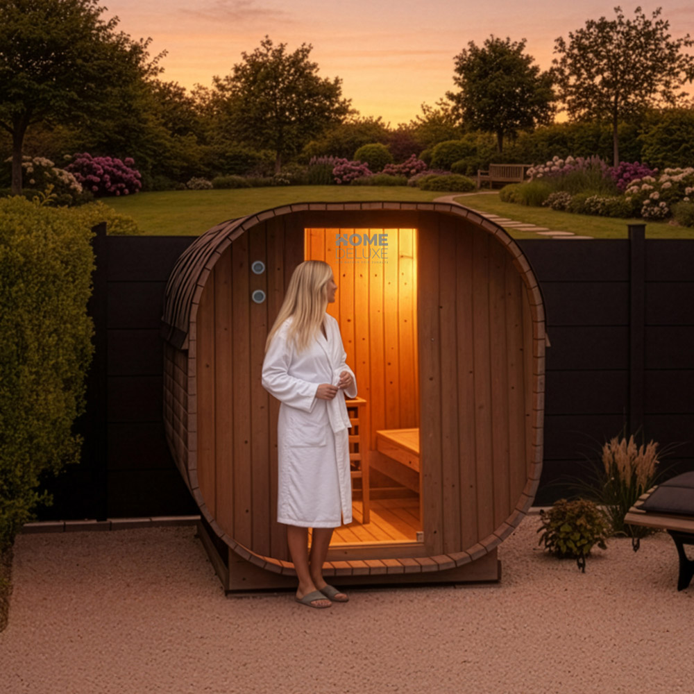 Vonkajšia sauna CUBE XL - 194 x 220 cm pre 6 osôb