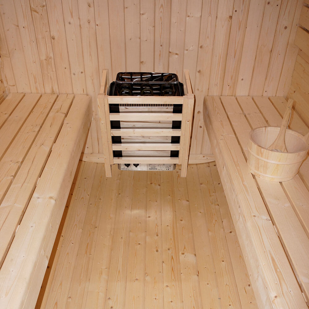 Vonkajšia sauna CUBE M - 194 x 120 cm pre 2 osoby