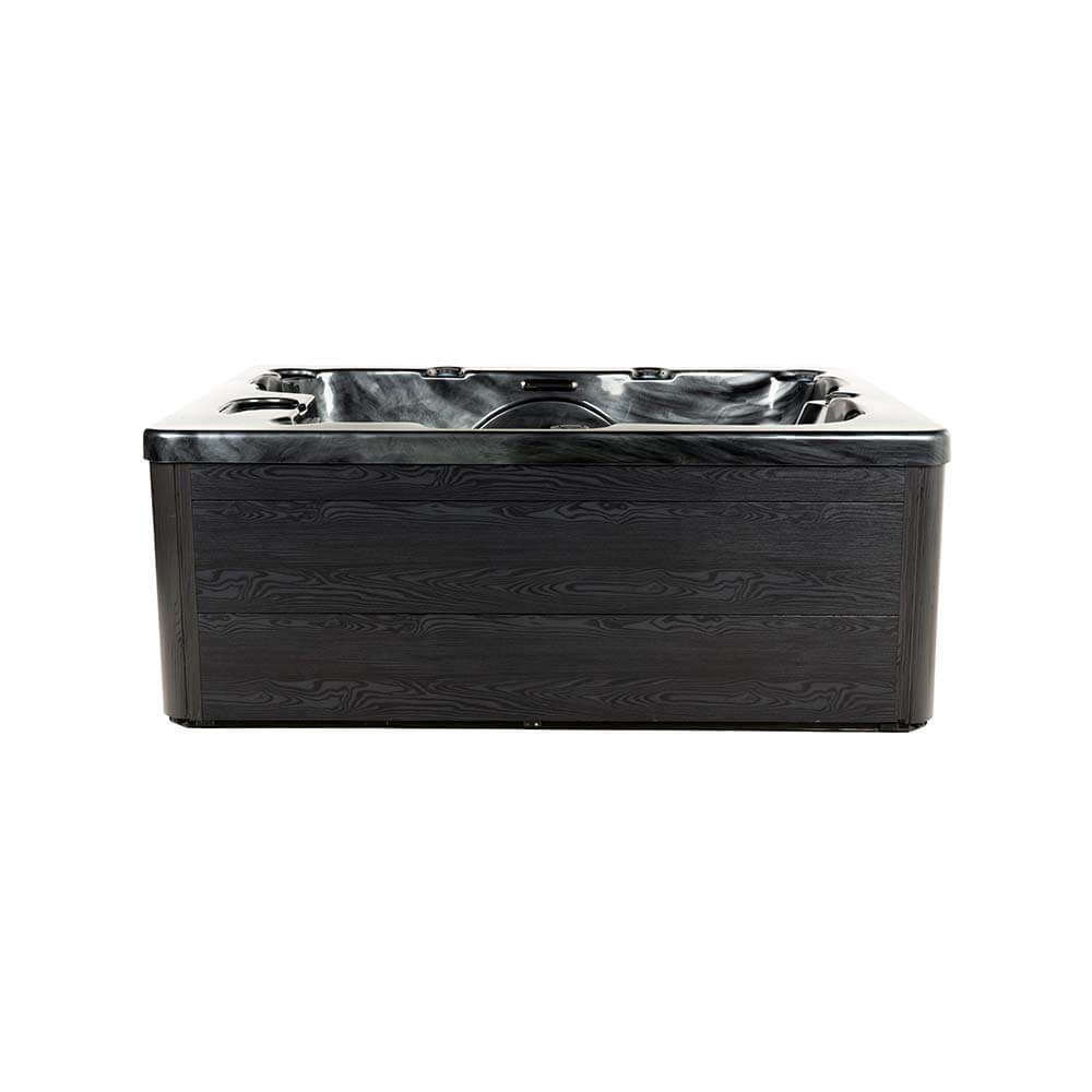 Vonkajšia vírivka BLACK MARBLE PURE - 210 x 160 cm pre 3 osoby