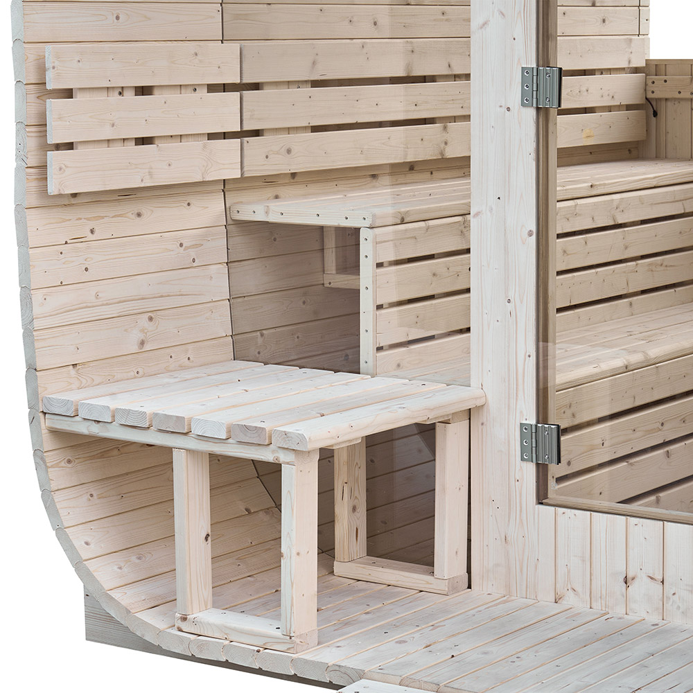 Záhradná sauna HYGGE DELUXE - 230 cm x 220 cm pre 4-6 osôb