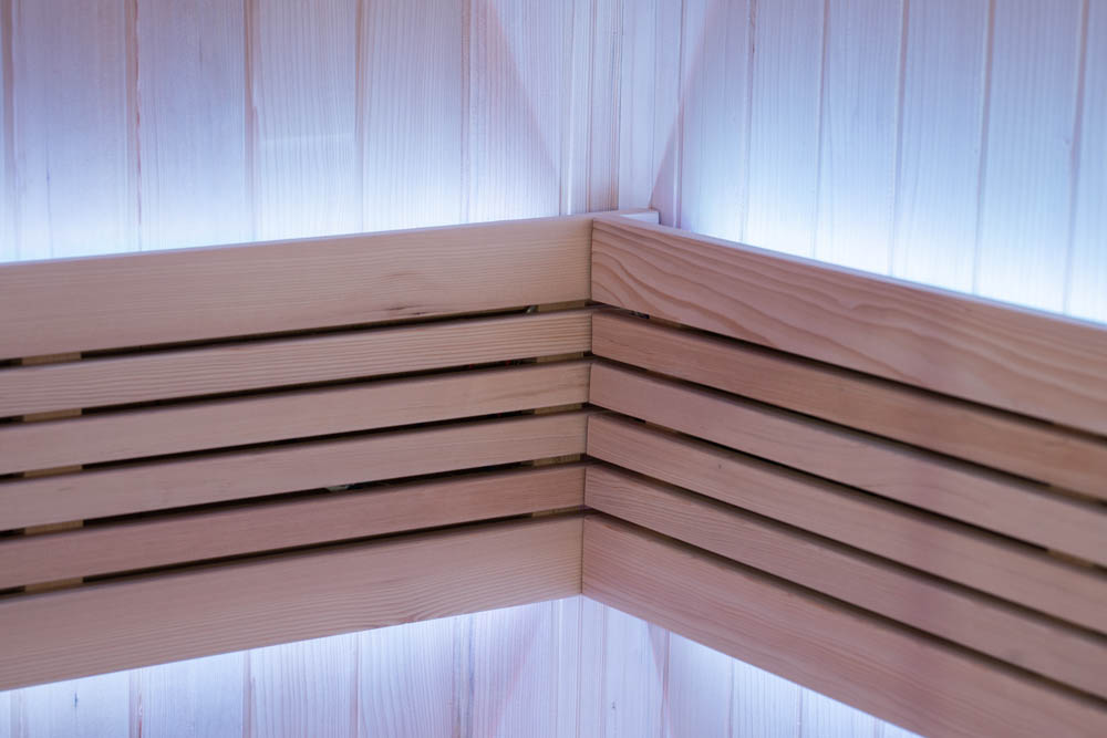Suchá sauna s ohrievačom HARVIA 6 kW 180X160X200CM