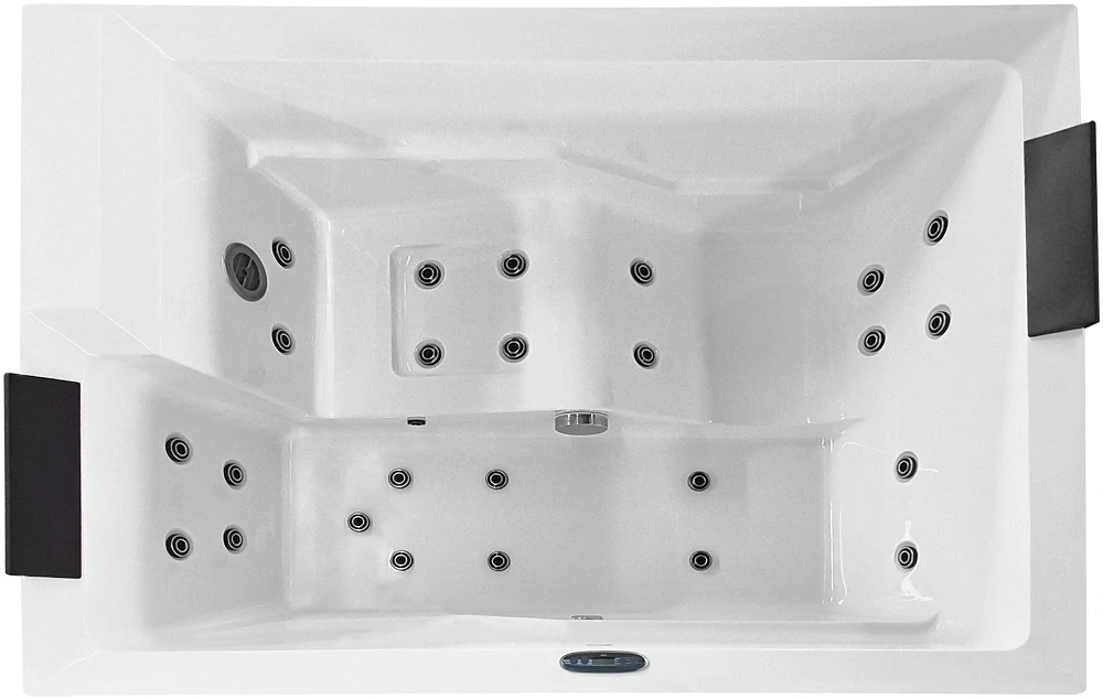 Vonkajšia vírivka pre 2 osoby Sanotechnik Korfu biela 190x140cm