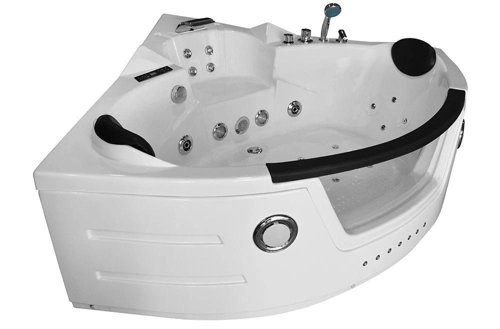M-SPA - Vaňa s hydromasážou 632B pravá pre 2 osoby 150 x 150 x 67 cm