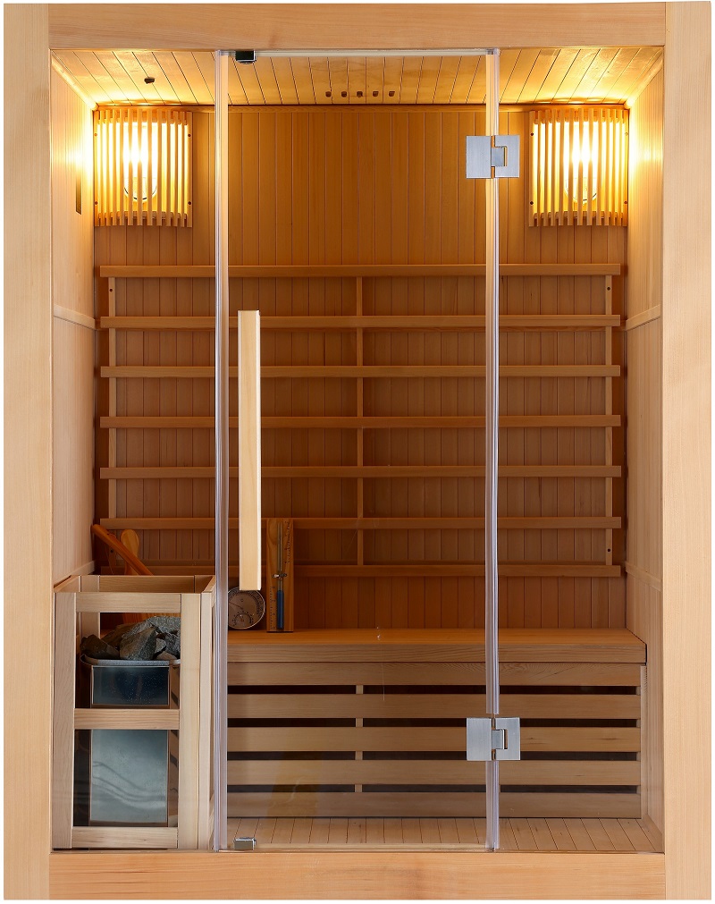 Sanotechnik Riga fínska sauna pre 3 osoby, 150x120cm