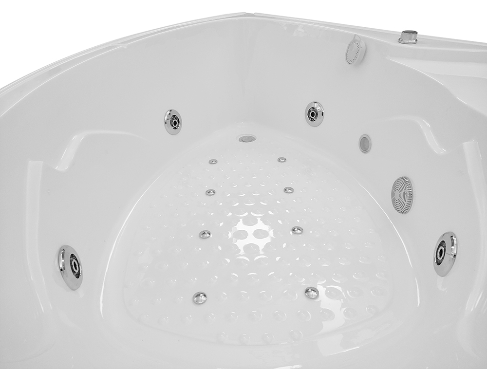 M-SPA - Kabino SPA vaňa s hydromasážou a funkciou parnej sauny 135 x 135 x 220 cm