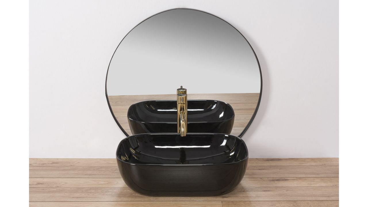 REA - Umývadlo na dosku BELINDA BLACK