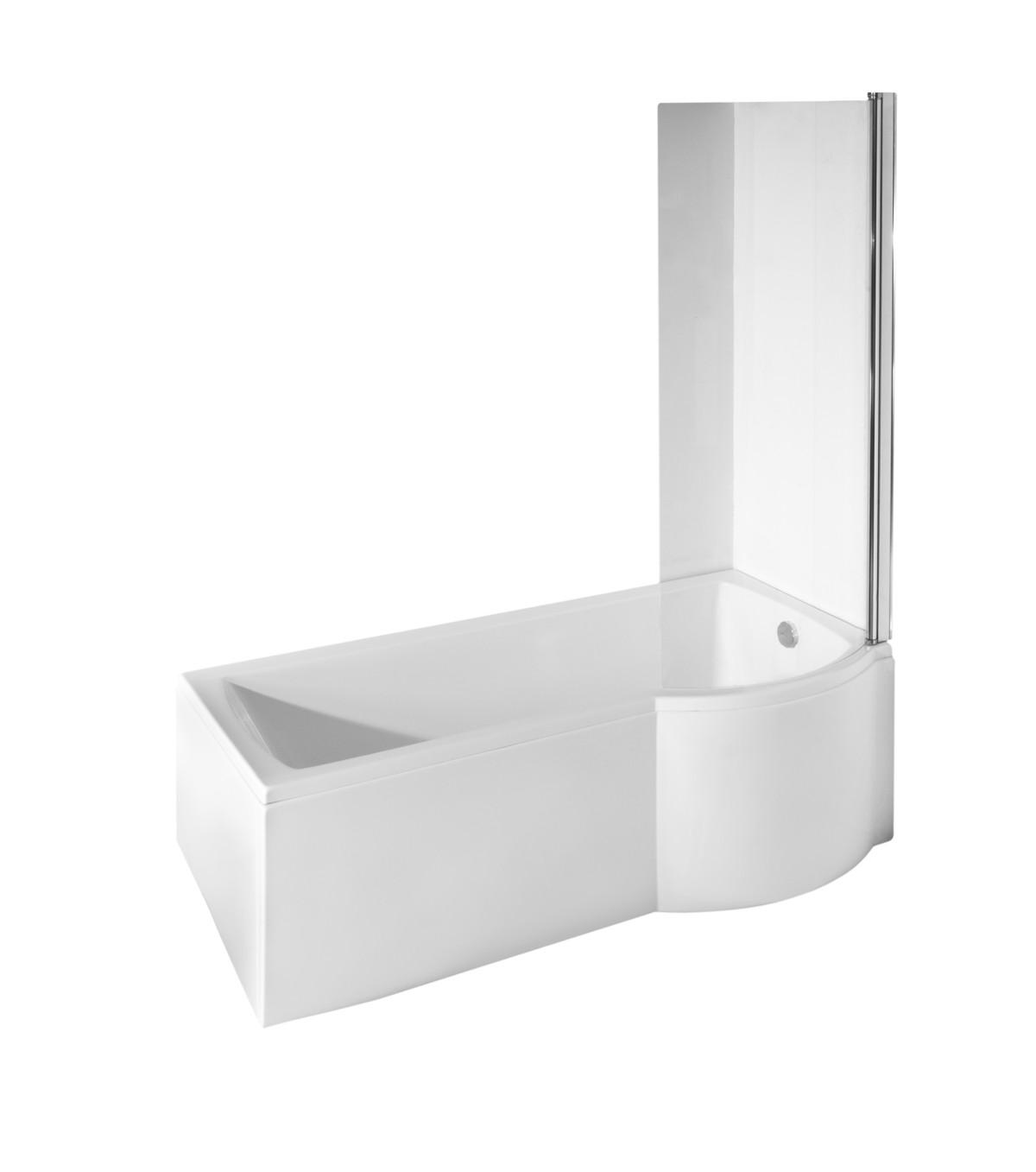 INSPIRO 150 + vaňová zástena vaňa lavá