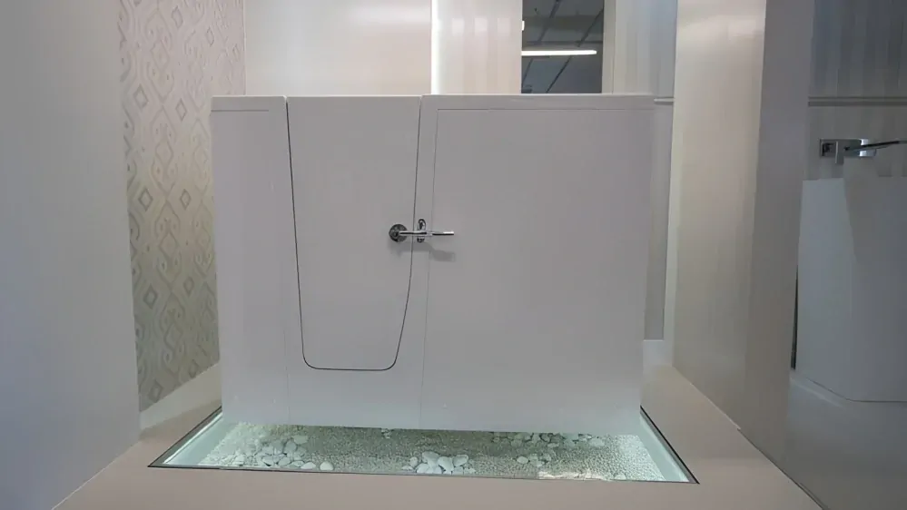 Bezbariérová vaňa s dvierkami ELEGANCA 115L - 115 x 68 cm dvierka na ľavej strane