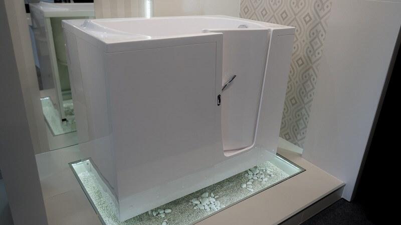 Bezbariérová vaňa s dvierkami ELEGANCA 115P - 115 x 68 cm dvierka na pravej strane