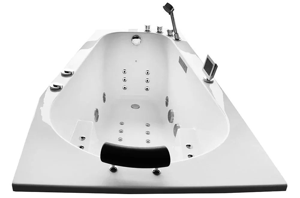 M-SPA - Pravá kúpeľňová vaňa SPA 007 s hydromasážou 170 x 100 x 70 cm