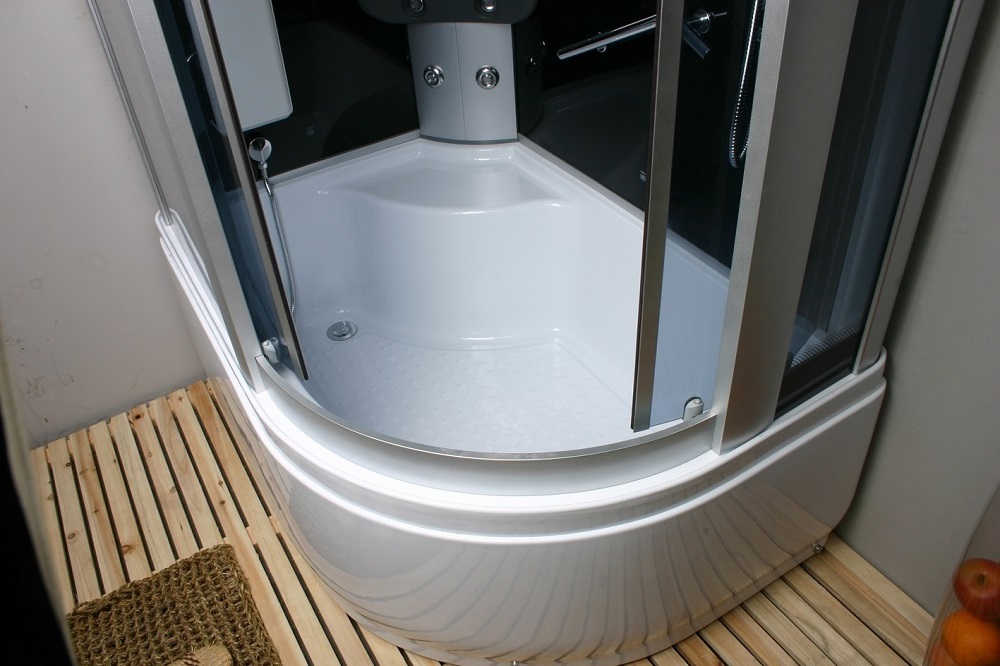 M-SPA - Hydromasážny sprchový box pravý + sauna 09912 120 x 85 x 225 cm