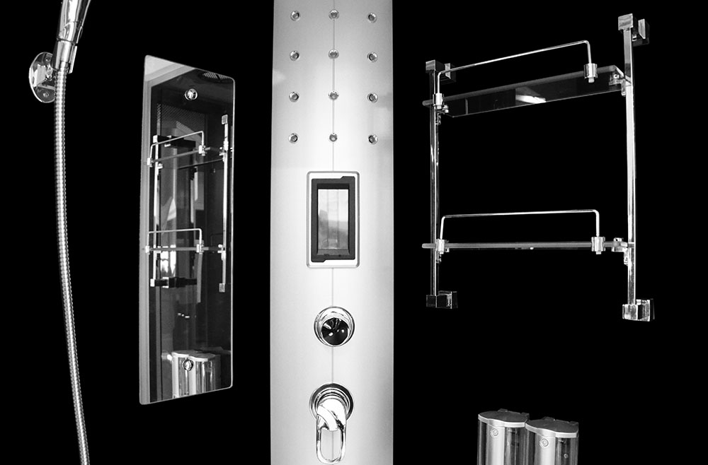 Sprchovací box s hydromasážou MSPA-09909A 90x90x220cm