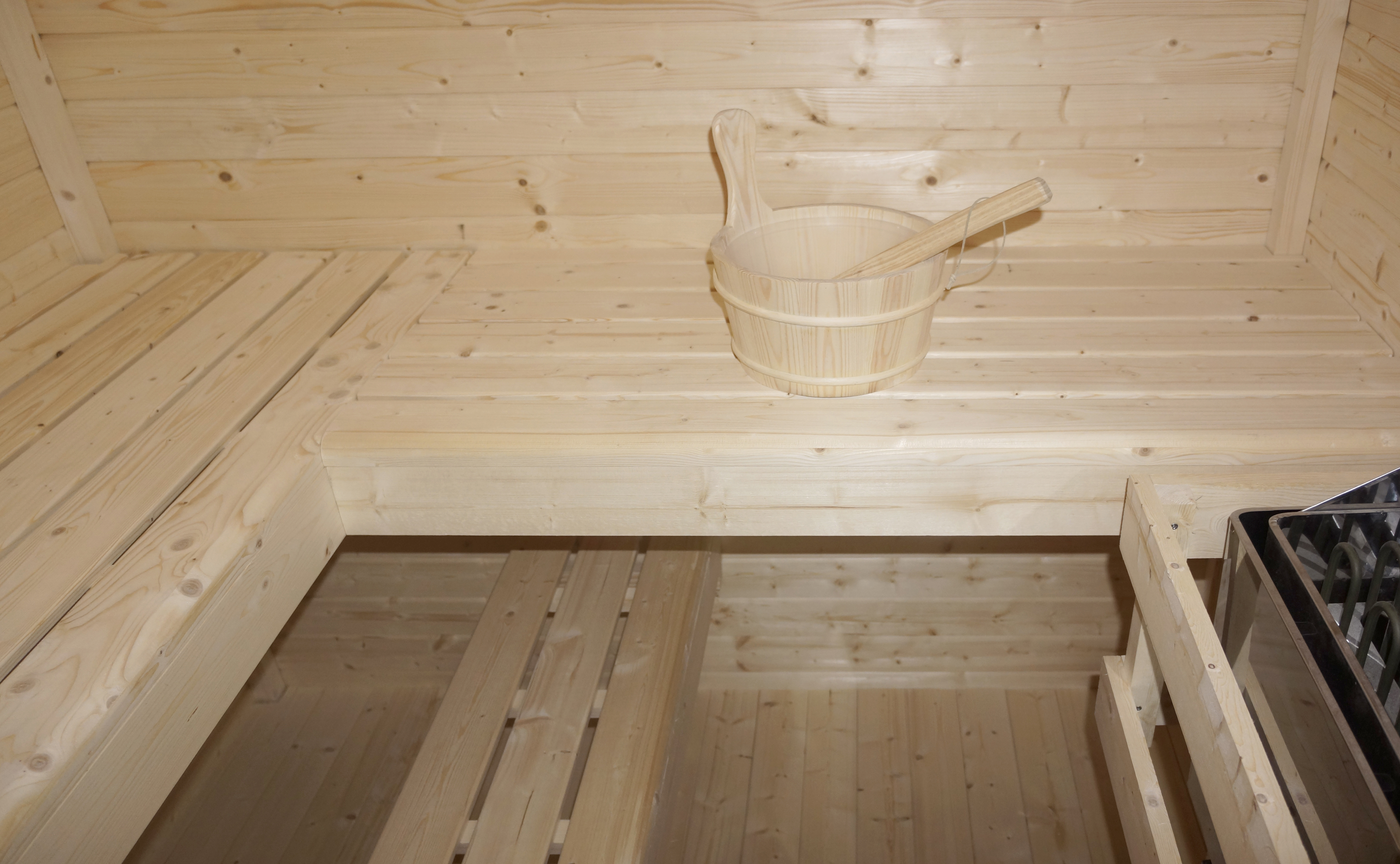 Vonkajšia sauna RAUMA pre 4-5 osôb 460x230x219,5 cm