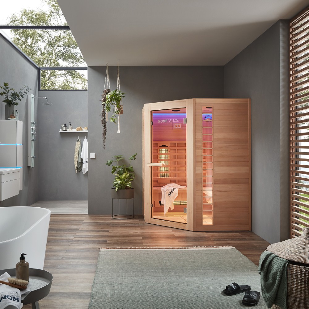Infračervená kabína REDSUN DELUXE XXL - 150 x 150 cm pre 4 osoby