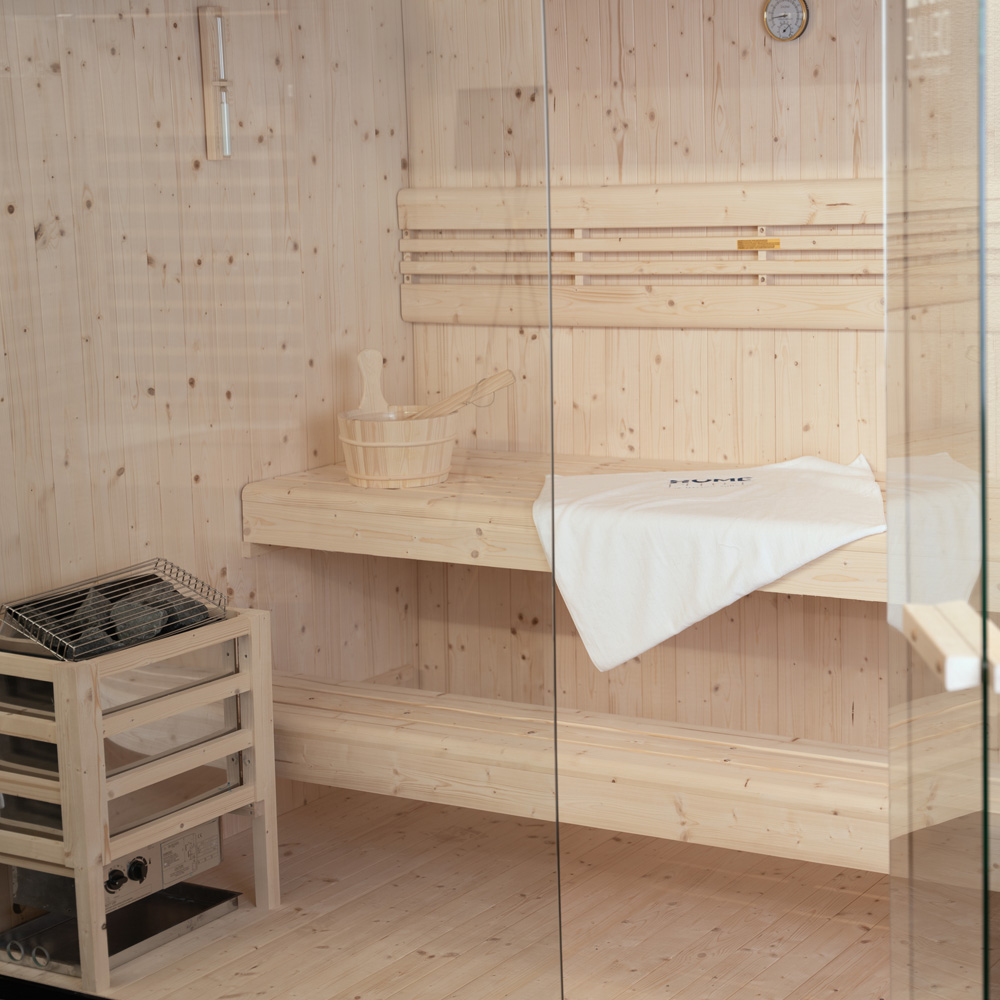 Tradičná sauna SHADOW XL - 200 x 150 cm pre 5 osôb