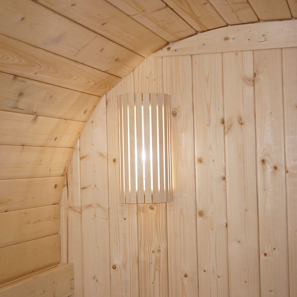 Vonkajšia sauna CUBE L - 184 x 180 cm pre 4 osoby
