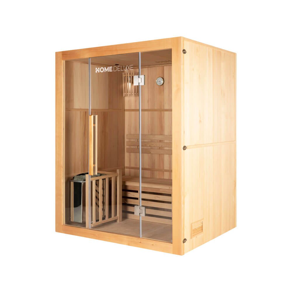 Tradičná sauna SKYLINE L - 150 x 120 cm pre 3 osoby