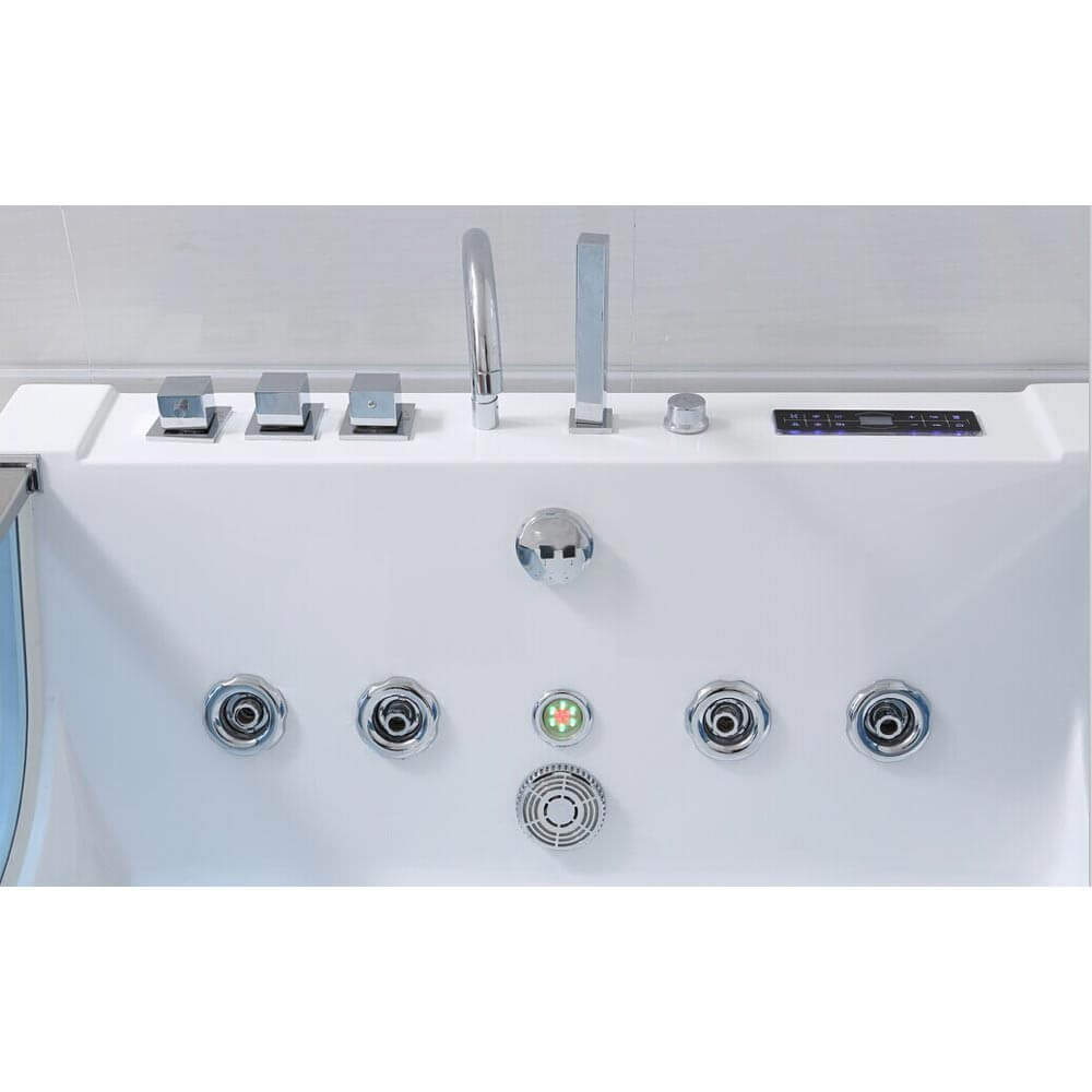 Hydromasážna vaňa so svetelnou terapiou ATLANTIC XL 180 x 120