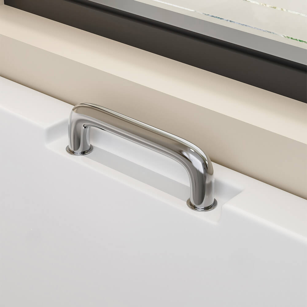 Bezbariérová vaňa s hydromasážou VITAL M - 153 x 76 cm Pravá