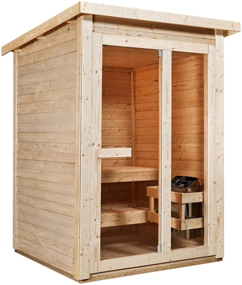 Vonkajšia sauna HELSINKI pre 2-3 osoby, 165x175x218,9 cm