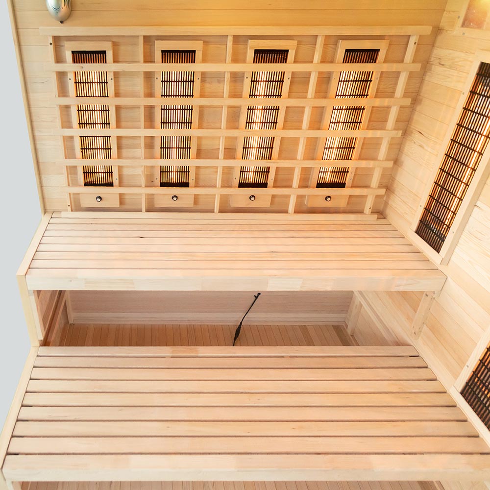 Infrasauna pravá so soľným kameňom 175X140X200CM