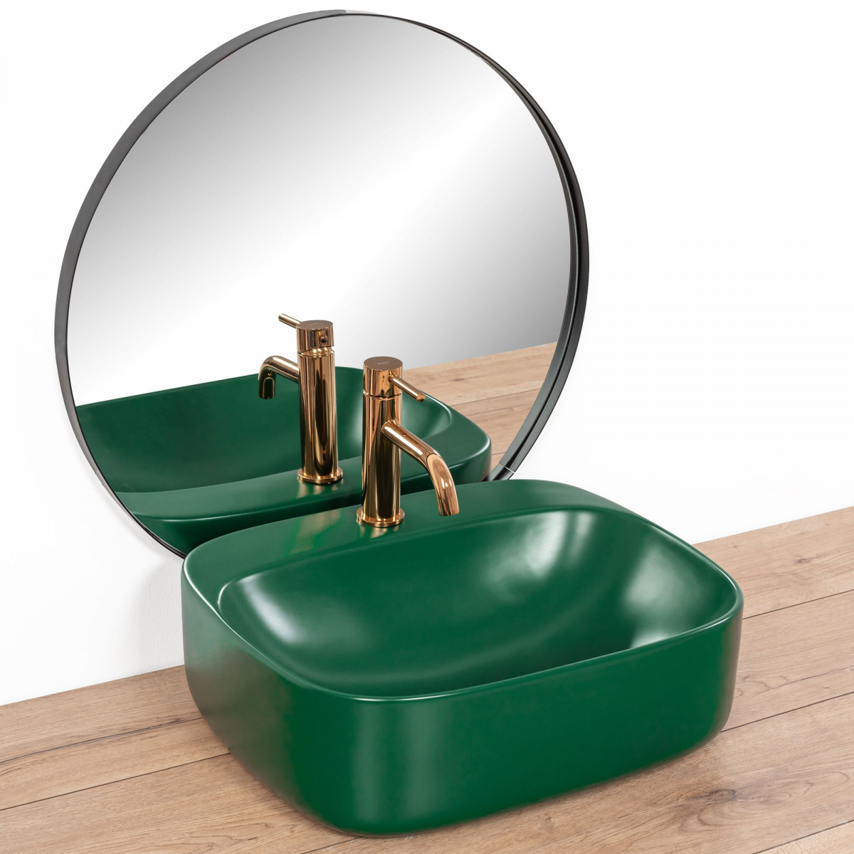 REA - Umývadlo LUIZA 50 zelená matná